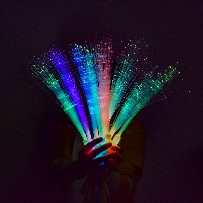 M.best 12pcs Glow Sticks Party Supplies, 3 Modes Colorful Flashing LED Light Up Glow Wands Sticks for Party Favors - Image 2